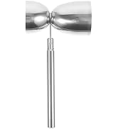 Zerodeko Jigger 2 Oz 1 Oz Double Cocktail Jiggers Stainless Steel Measuring Jigger with Handle Sh...