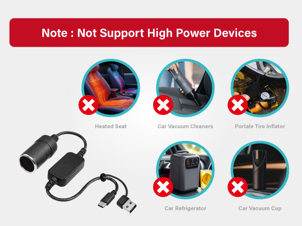 usb to cigarette lighter adapter