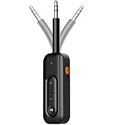 Bluetooth Transmitter Receiver Wireless Adapter: Aux Jack Stereo Audio Dual Connections - for TV ...