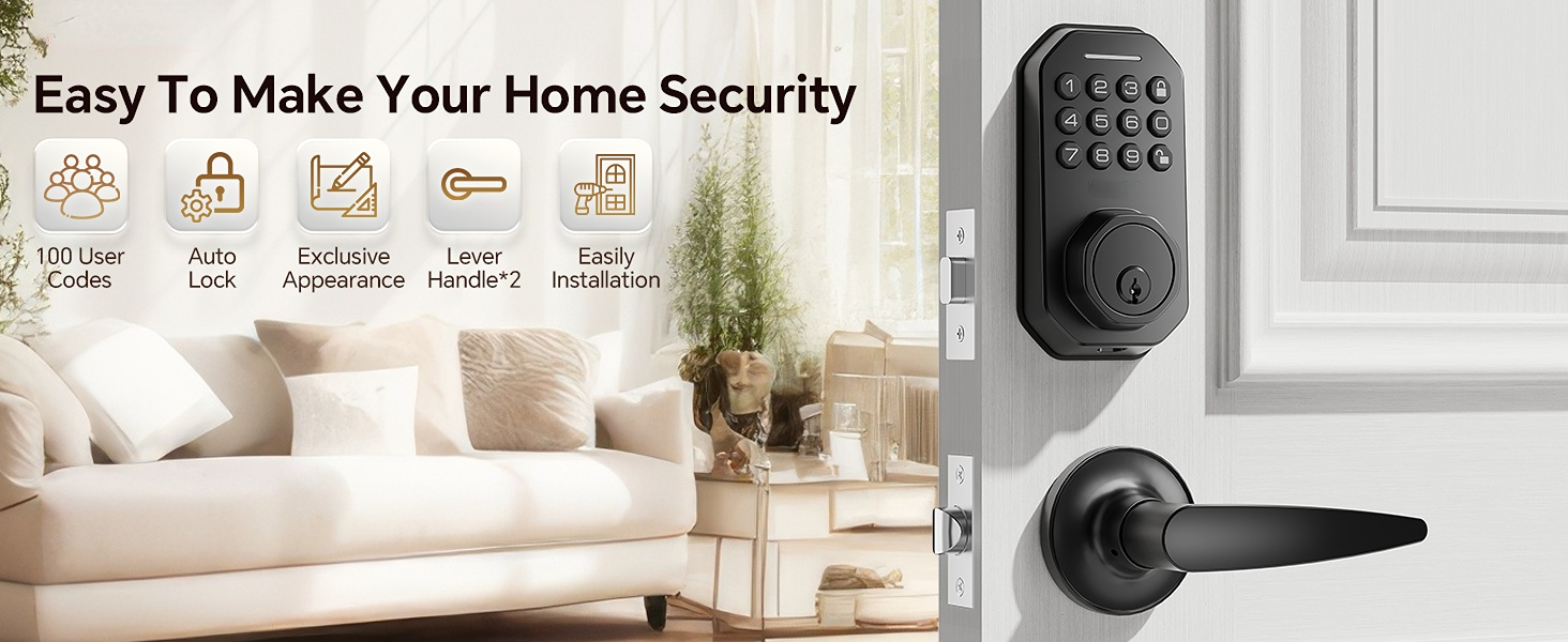 keyless entry door lock
