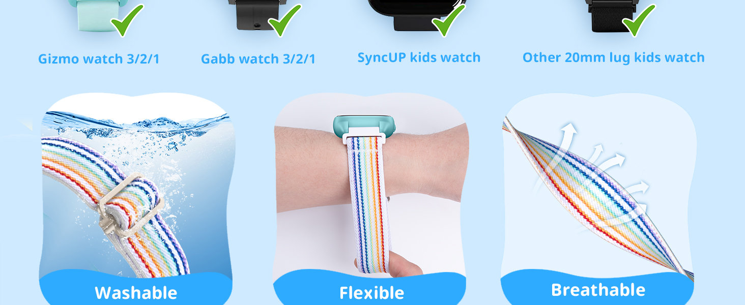 gizmo watch bands for kids