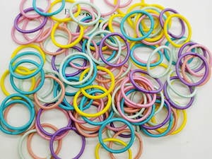 Perfect size little hair ties for baby girls