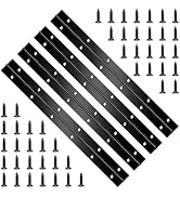 YHNTGB 4 PCS 12 Inch Black Heavy Duty Stainless Steel Piano Hinge Continuous for Cabinet Door Cas...