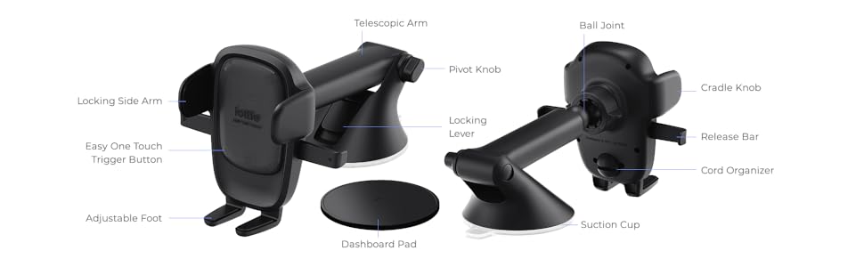 cell phone holder for car phone holder car mount phone stand for car dashboard phone holder