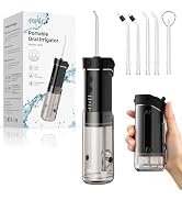 Portable Water Flosser for Teeth – FOMIS Mini Travel Water Flosser | 5 Custom Modes|5 Nozzles|180...