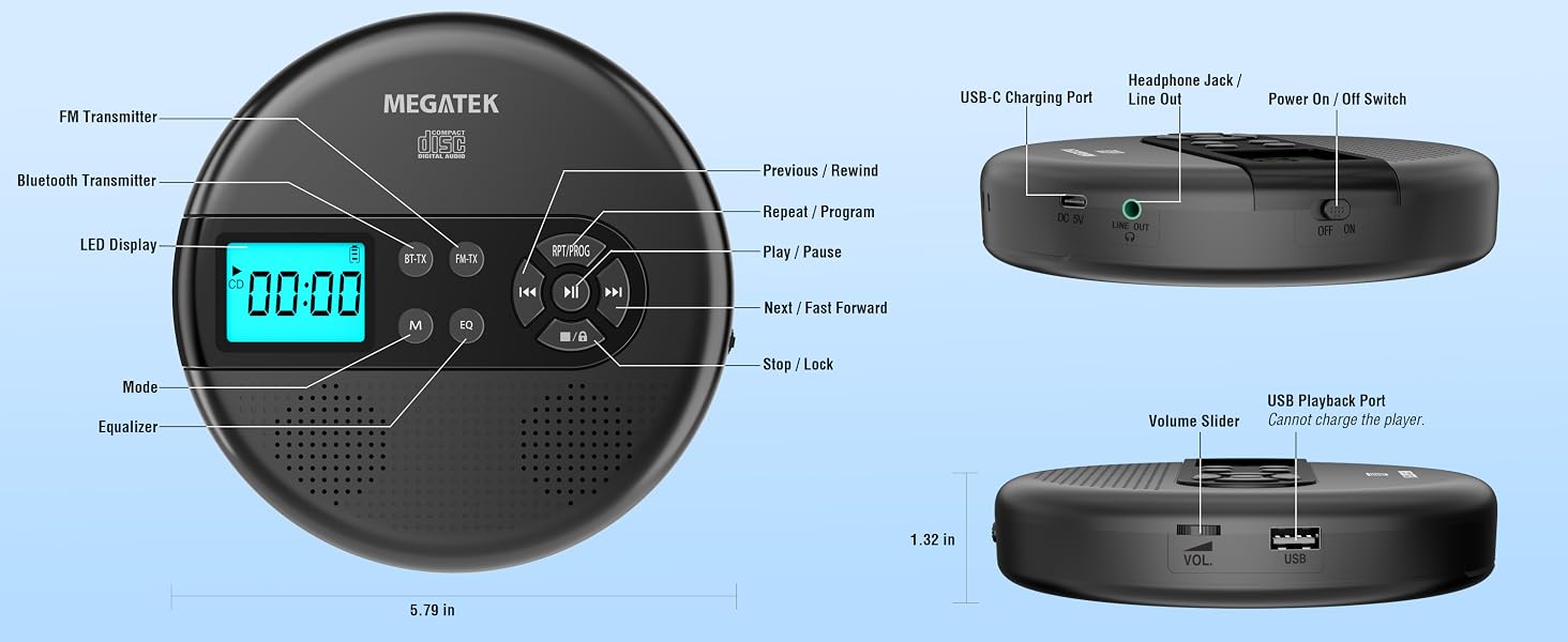 MEGATEK CP27BR - BLACK