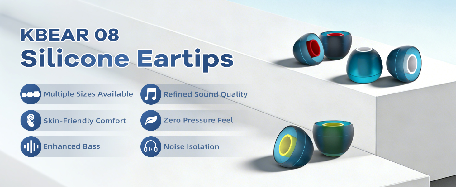 Kbear 08 Silicone eartips