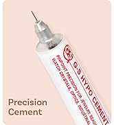 The Beadsmith Clear Precision Cement – Adhesive Glue w/Pinpoint Applicator, for Sealing Knots, Be...