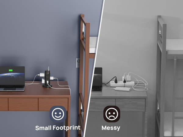 desk power strip extension cord