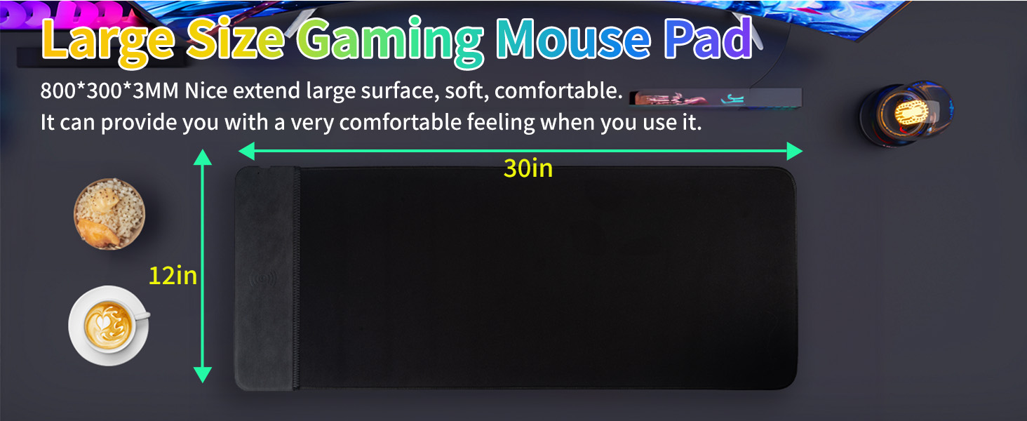 Large gaming mouse pad