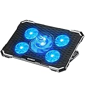 KYOLLY Upgrade Laptop Cooling Pad,Gaming Laptop Cooler with 5 Quiet Fans,2 USB Ports,5 Adjustable...
