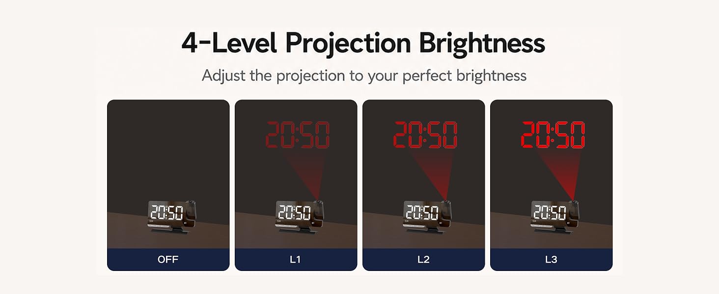 4-Level Projection Brightness