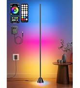 RIYO Corner Floor Lamp - Smart LED Corner Lamp for Bedroom, Living Room & Gaming Room, 16 Million...