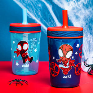 The tumbler has a valve in the straw that prevents leaks while keep water easy to access.