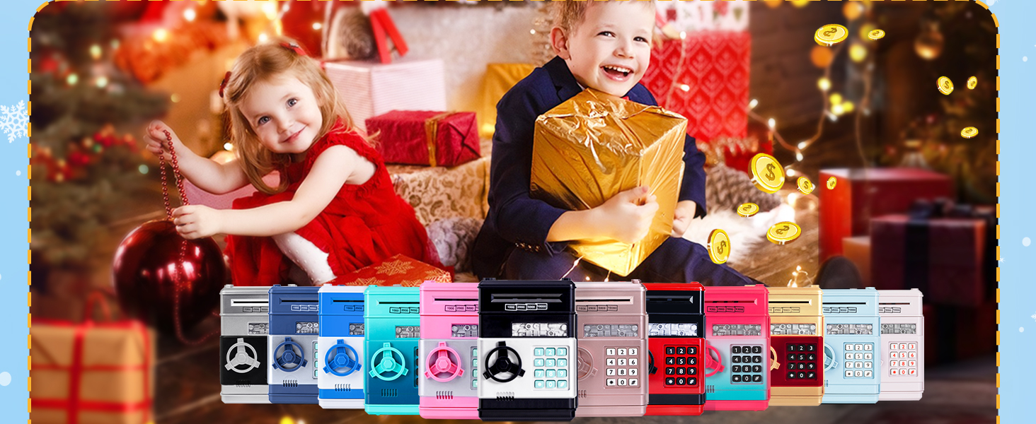 boys money safe kid money bank kids safe box coin banks toy safe birthday easter Christmas gifts