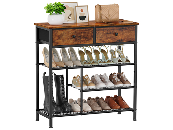 4 tier shoe rack