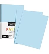 8.5 x 11" Blue Pastel Color Cardstock Paper - Great for Arts and Crafts, Wedding Invitations, Car...