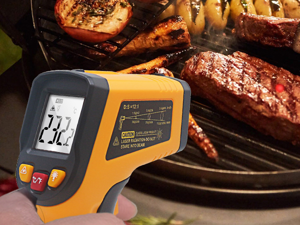 Infrared Thermometer for Grilling