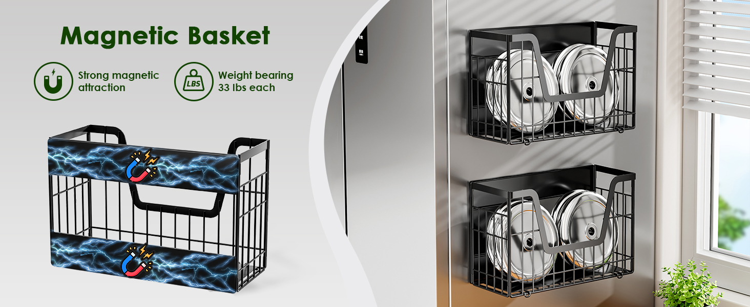 magnetic shelf for fridge