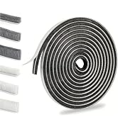 Bruiefpap 39.4FT Weather Stripping for Doors and Windows, Self-Adhesive Soundproofing Door Seal, ...