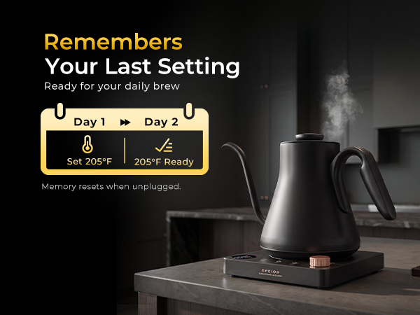 built in brew timer