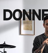 Donner Beat Electronic Drum Set, Electric Drum Kit with Quiet Mesh Drum Pads, 12