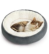 Stripe Donut Pet Bed