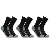Carhartt Men's Force Performance Work Socks 3 Pair Pack