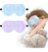 Silk Sleep Eye Mask for Kids, 100% Real Natural Pure Silk Sleeping Masks, Blindfold Sleep Eye Cov...