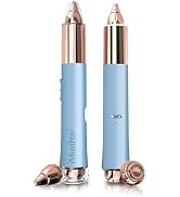 2-in-1 Portable Rechargeable Painless Eyebrow Trimmer & Facial Hair Remover, removes Eyebrow, fac...