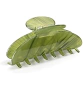 Large Acetate Hair Claw Clip for Women, Strong Hold Non-Slip French Clip for Long Thick Hair, Dur...