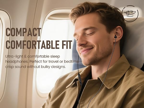 comfortable fit sleep headphones
