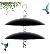 10" Mini Bird Feeder Rain Guard, Hummingbird Feeder Shade Dome Cover, for Small Feeders, Works wi...