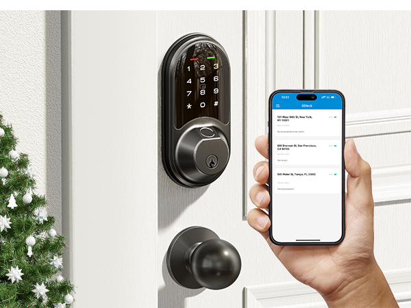 keyless entry door lock deadbolt