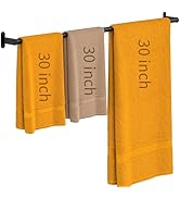 JUYSON Towel Bar for Bathroom 30 Inch Matte Black, Towel Racks for Bathroom Wall Mounted,Bathroom...