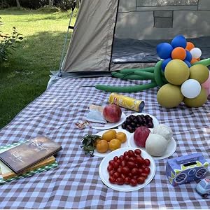 K Y KANGYUN Extra Large Picnic Blanket Outdoor Beach Blankets