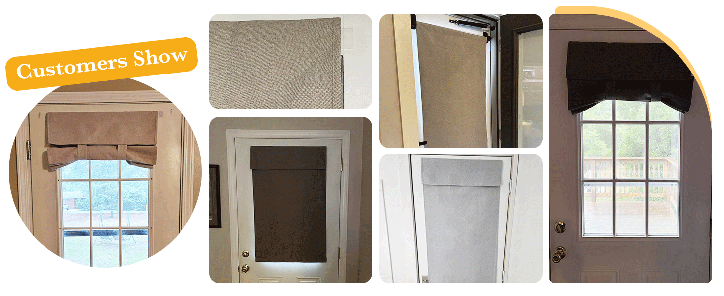 door curtains for door window