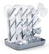 Termichy Baby Bottle Drying Rack: Large Vertical Bottle Dryer Rack Holder - Space Saving Standing...