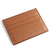 M-Plateau Credit Card Wallet, Super Slim Card Holder, Genuine Leather Wallet for Man and Women wi...