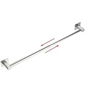 MIROAMZ Towel Bar, 13inch to 23.6inch Adjustable Self-Adhesive Towel Rack, Stick on Towel Racks f...