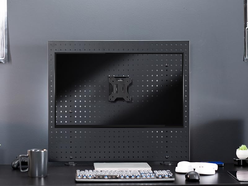 Single Monitor Pegboard Panel Mount