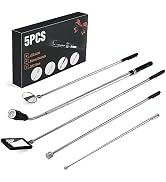 Housolution 360° Flexible Magnetic Flashlight, 32" Telescoping Magnetic Pickup Tool, Gift for Men...