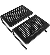 2 Pack Monitor Stand Riser with Vented Metal for Computer, Laptop, Desk, Printer, 3 Level Height ...