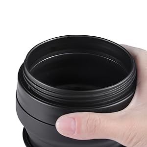 collapsible travel mug