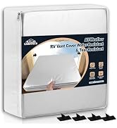 Caravista RV Vent Insulator - 14?x14?x3?Skylight Insulator Cover with Oxford Cloth Reflective Sur...