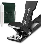 VANWIN Toenail Clippers for Seniors Thick Toenails, Angled Head Large Toe Nail Clippers for Men w...
