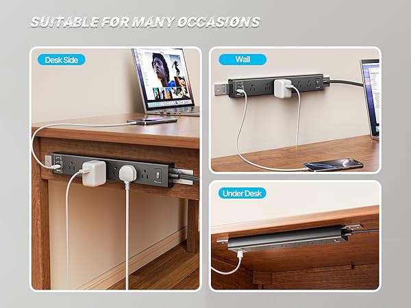 wall mounted extension cord