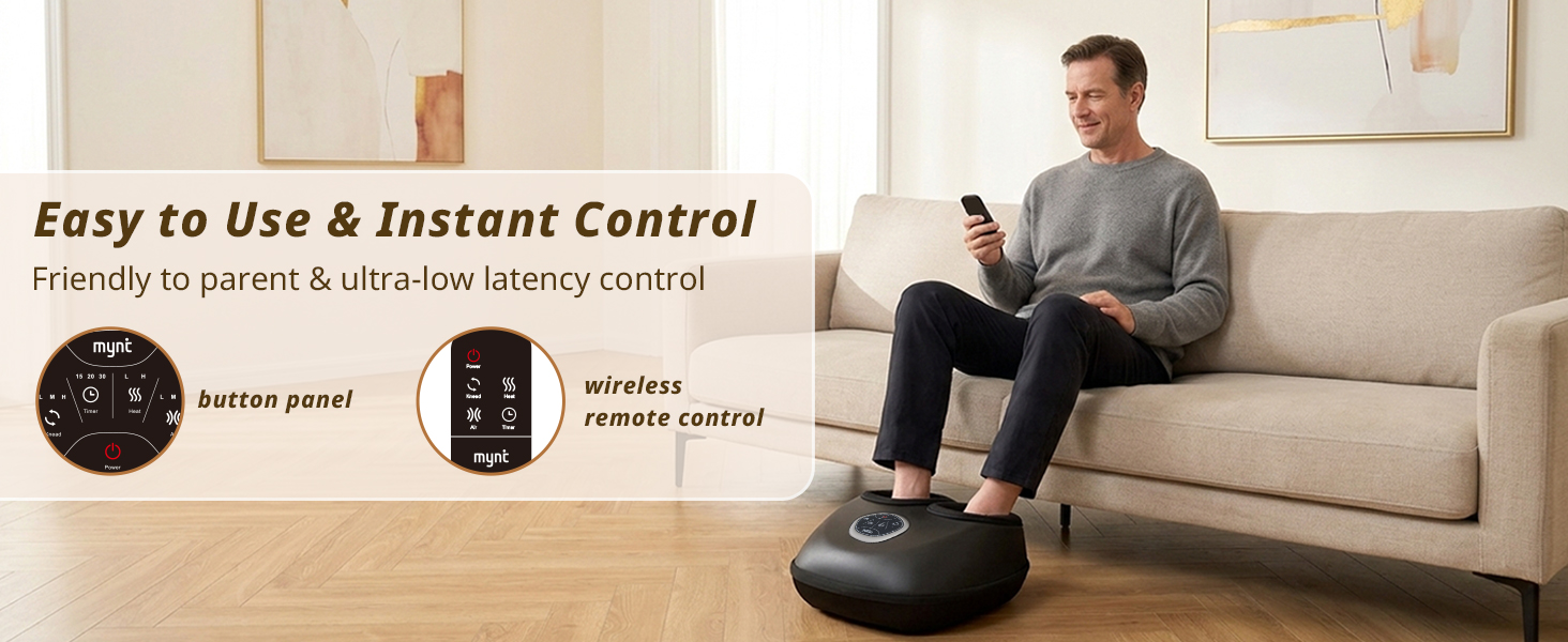 foot massager with remote