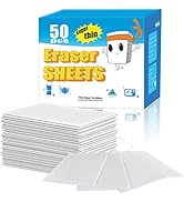 50PCS Magic Sponge Eraser Sheets, Reusable Melamine Sponge Eraser, Thin Nano Cleaner Pads Eraser ...