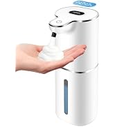 Automatic Foaming Soap Dispenser with Digital Display, 6-Level Foam Adjustable, Rechargeable, 12....